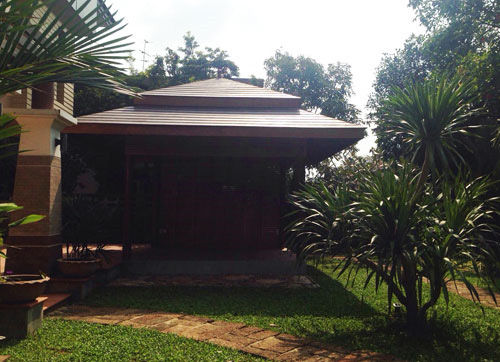 thai style gazebo sala thai thailand