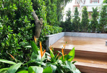 Custom Designed Landscaped Garden, Water Feature, Deck ….