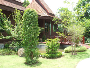 Landscaping at Thai factory