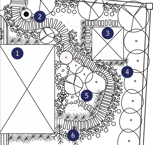 tropical garden design and plan