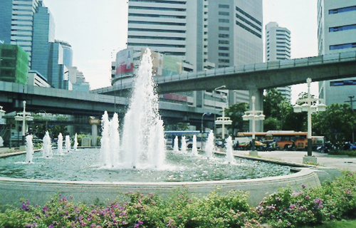 large water feature in thailand