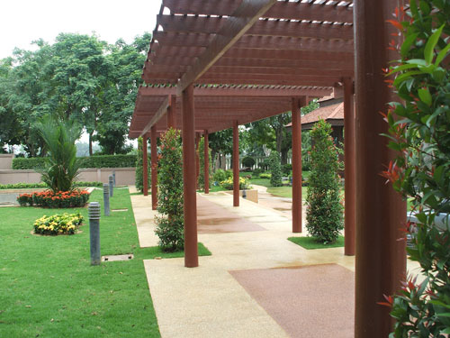 pergolas and covered walkways in thailand