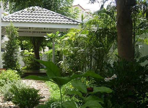 landscaped garden in thailand