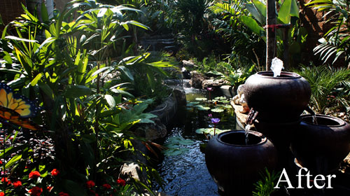 landscaped gardens in thailand