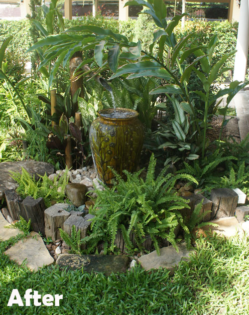 landscaping water feature thailand