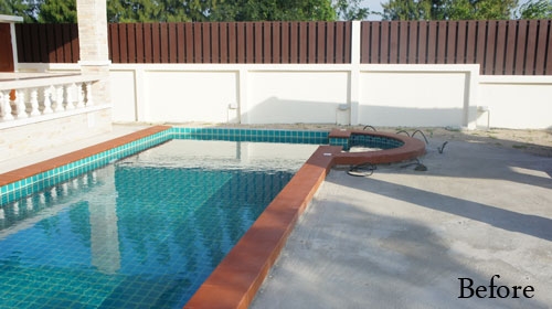 water feature for swimming pool thailand