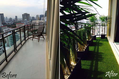 bangkok balcony garden designs