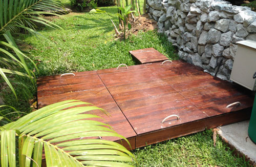 timber decking and filter systems