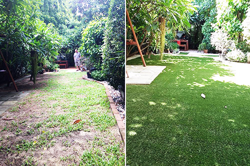 fake grass lawn bangkok
