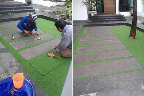 artificial grass bangkok thailand tropical gardens thailand