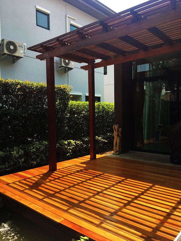 wooden decking thai