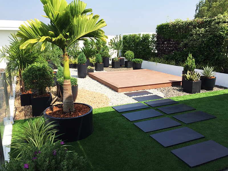 Modern Roof Garden for Expat Couple, in Le Bua, Hua Hin - Thai Garden Design on Roof Terrace Garden Design
 id=95069