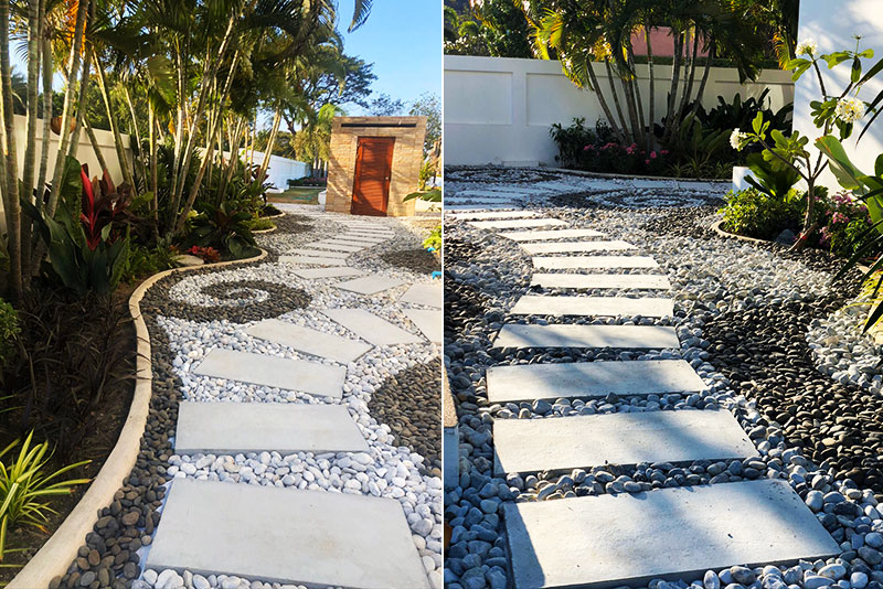 tropical rock gardens