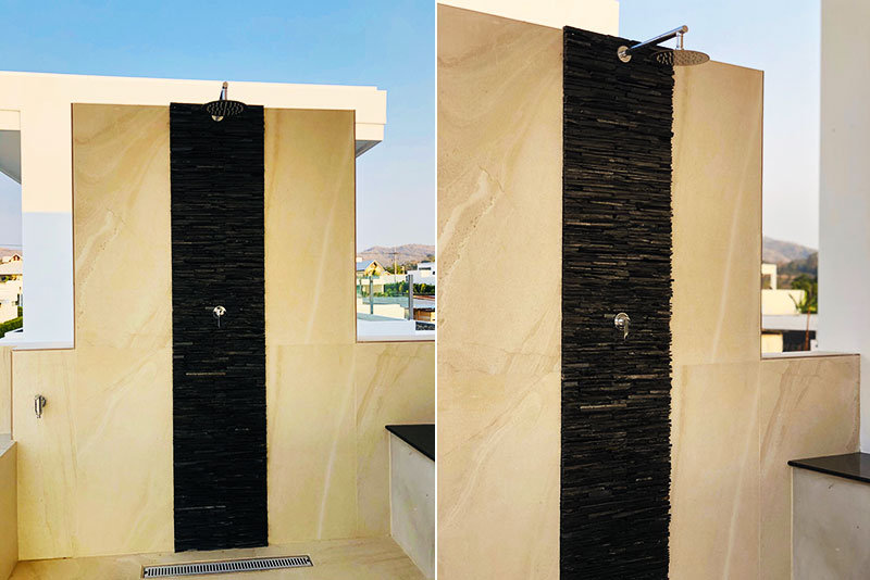 rooftop shower designs thailand