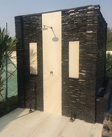 tropical shower designer