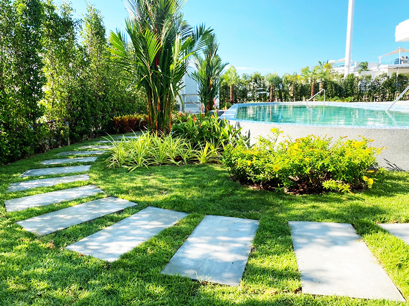 pool landscaping thailand hua hin