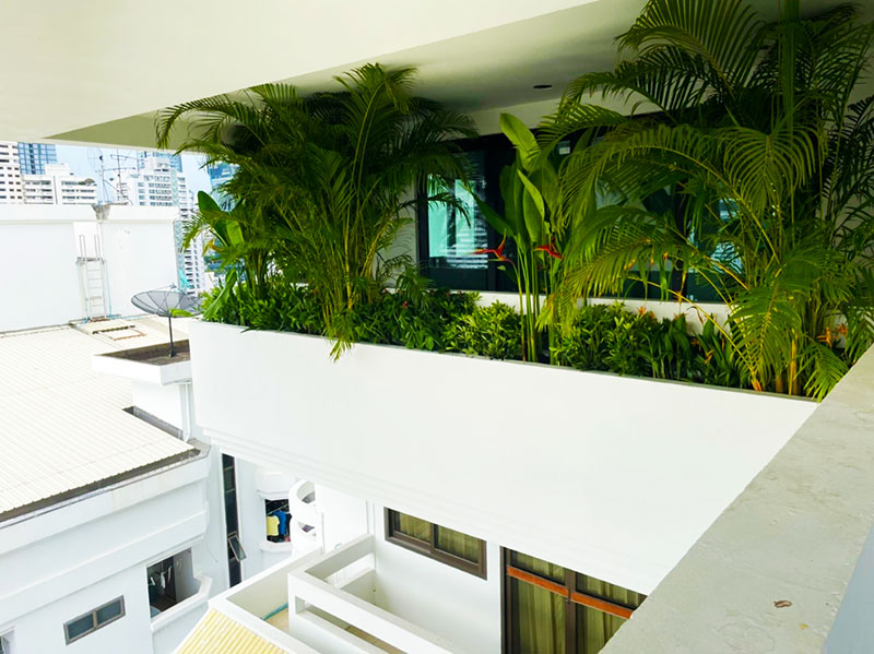 Tropical thailand balcony