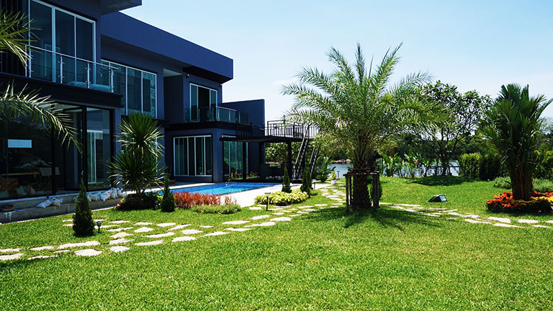 beautiful tropical garden