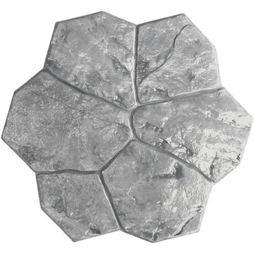 Stamped Paver Stone - Grey Paver