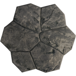 Stamped Paver Stone - Dark Grey