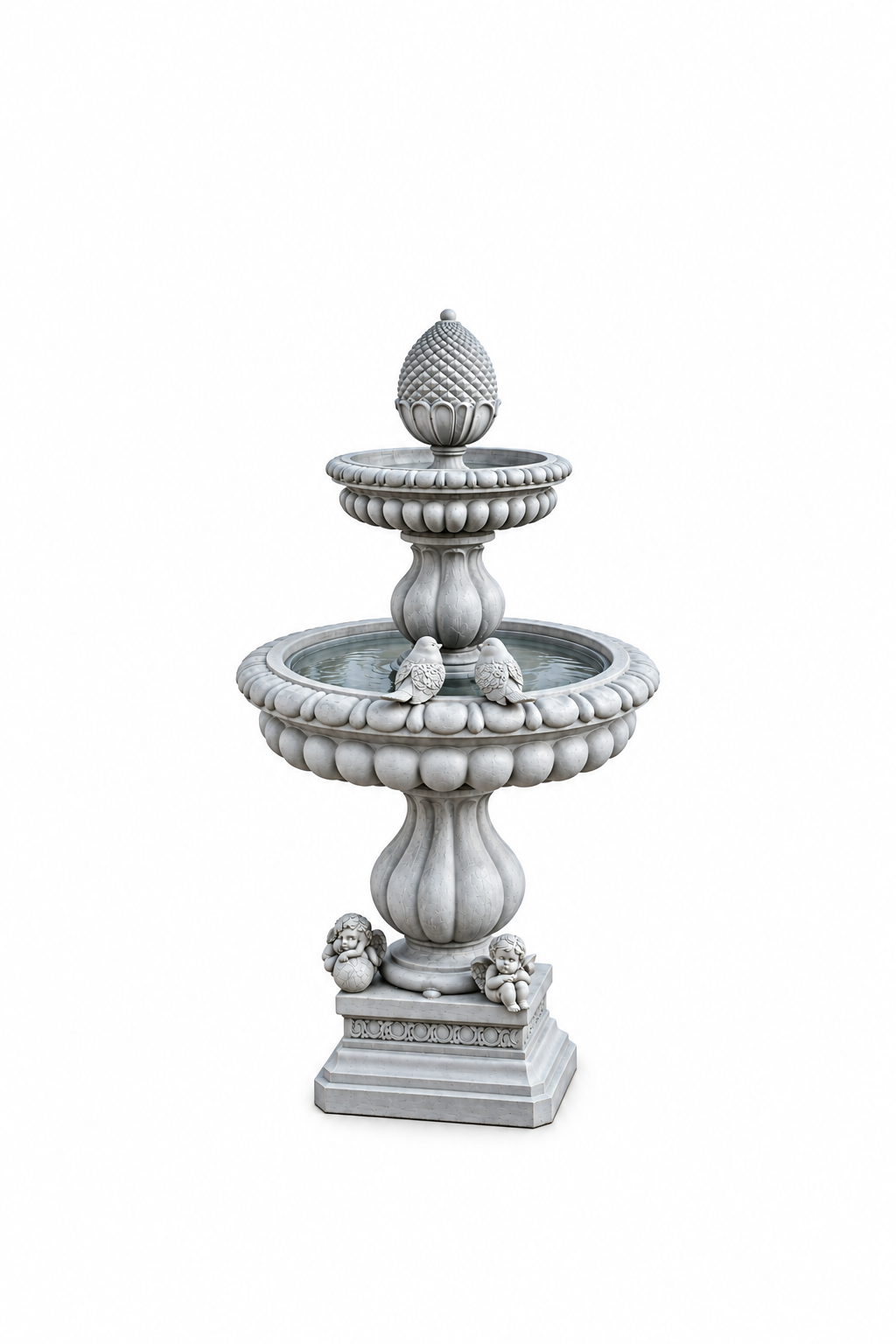 Two-Tier Classical Garden Fountain
