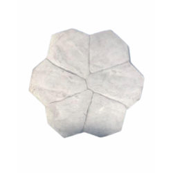 Stamped Paver Stone - White