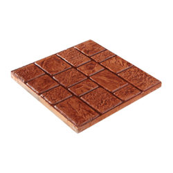 Square Cobbled Pattern Paver - Red