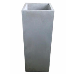 Tall Straight Concrete Planter