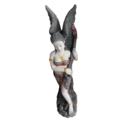 Winged Lady with Instrument Statue