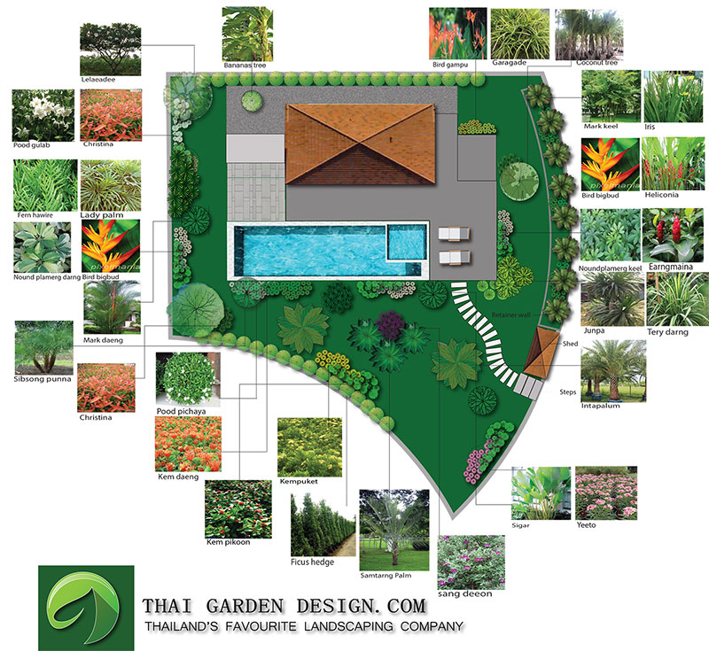landscape plans and design thailand