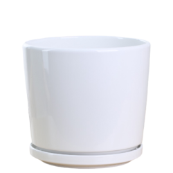 Ceramic White Pot (medium size)