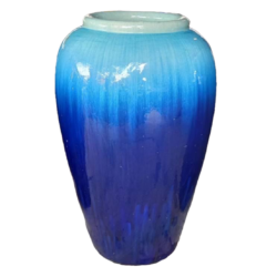 Blue Glazed Waterpot
