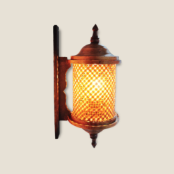Bamboo Woven Wall Light - Thai Style