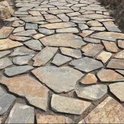 Random Cut Stone (Pavers) Rust & Mixed Color