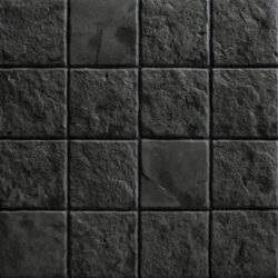 Square Cobbled Pattern Paver – Cob 16 Black Paver