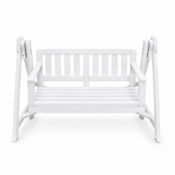 Wooden Classic Swing Seat (in White)