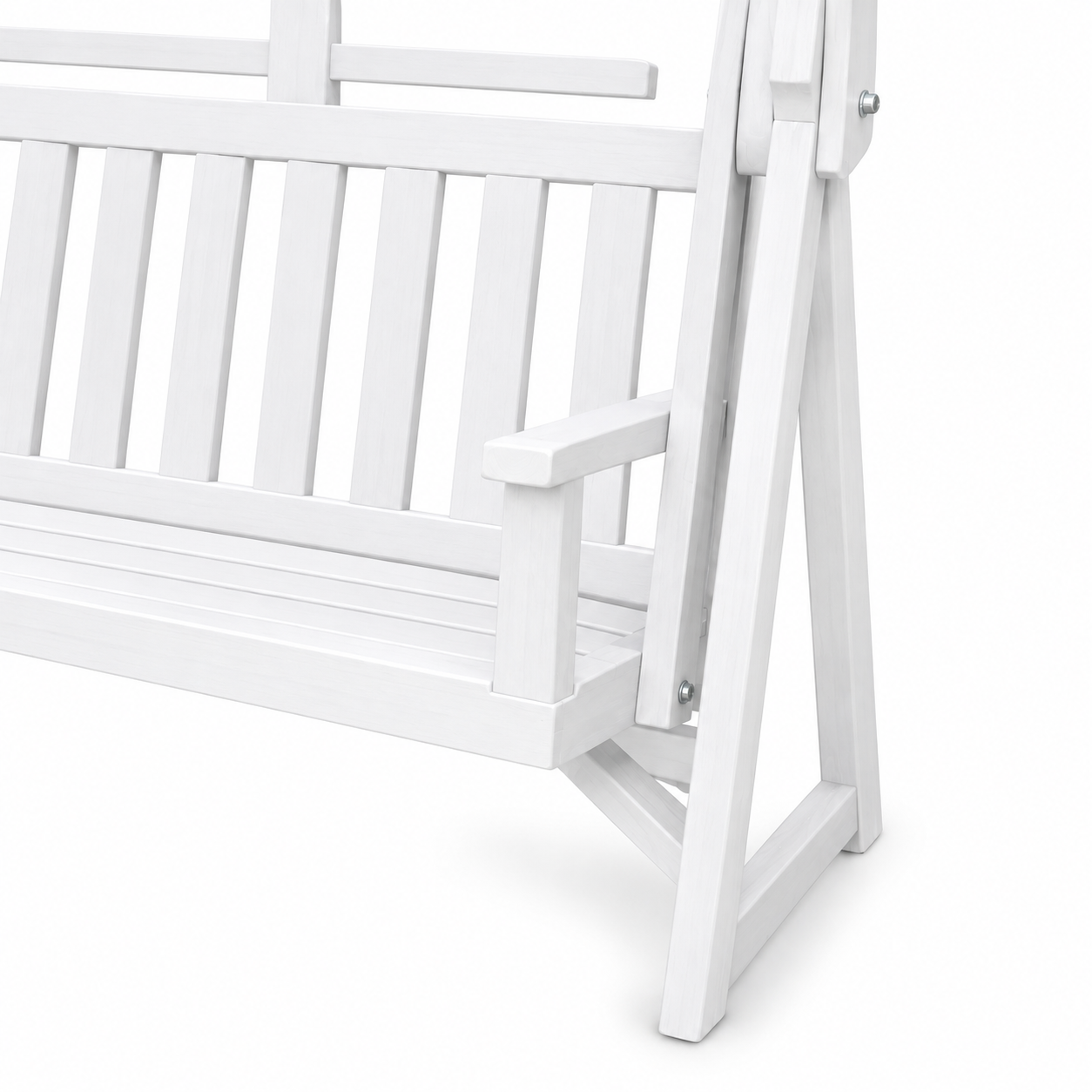 Wooden Classic Swing Seat (in White) - Image 2