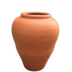 Smooth Terracotta Resin Jar
