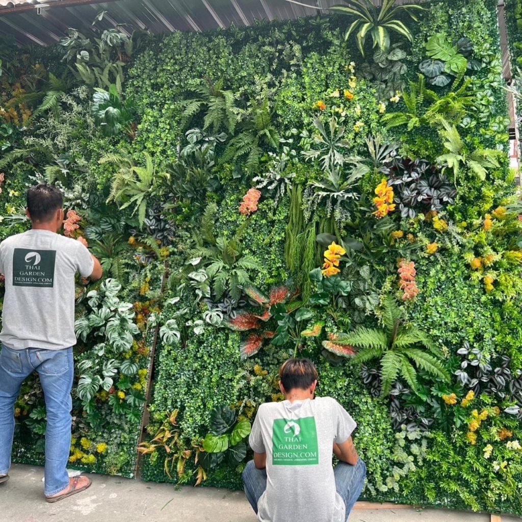 green wall designs thailand