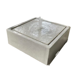 White Terrazzo Water Feature