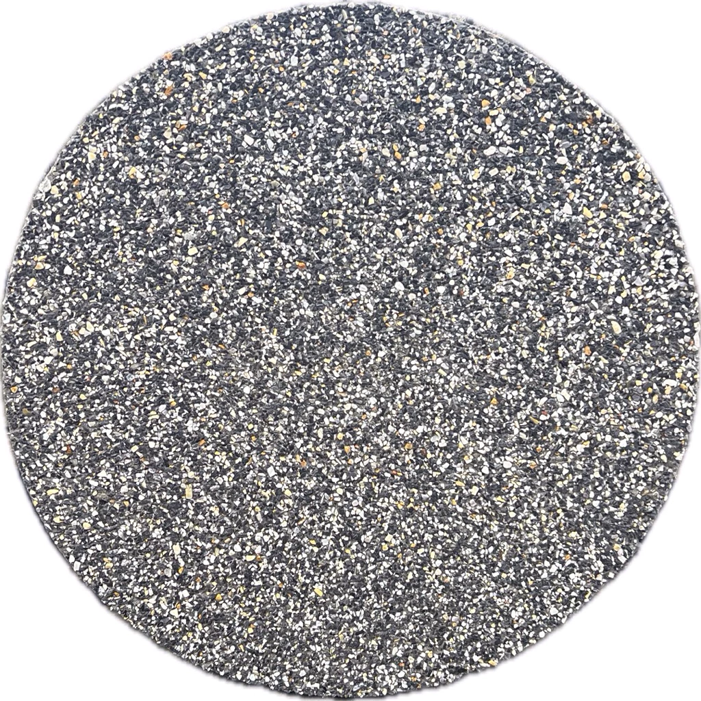 Round Washed Aggregate Stepping Stone – Grey & Black