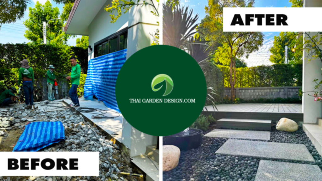 amazing before and after garden pictures