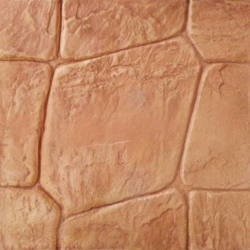 Square Cobble Patterned Paver - Orange
