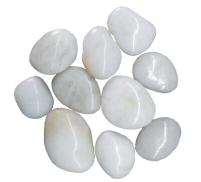 Pearl White Pebble Stone Natural - Image 3