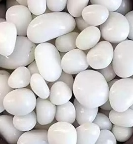 Pearl White Pebble Stone Natural