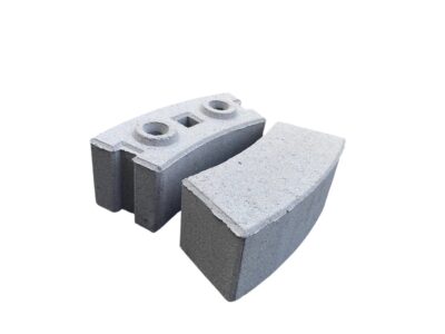 Curved Brick  (Grey)