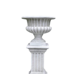 Urns and Pedestals Set