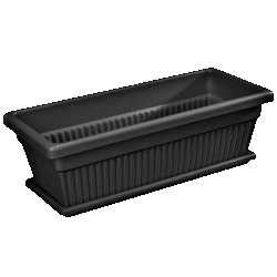 Plastic Plant Pot 509 – Black Color