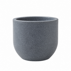 Curved Model Polymer Plant Pot (Granite Color)