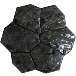 Stamped Paver Stone – Black